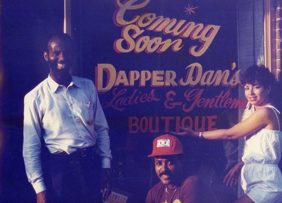Dapper Dan jacket, 1987. Dapper Dan of Harlem created one-of-a-kind  creations for a clientele of rising stars that rang…