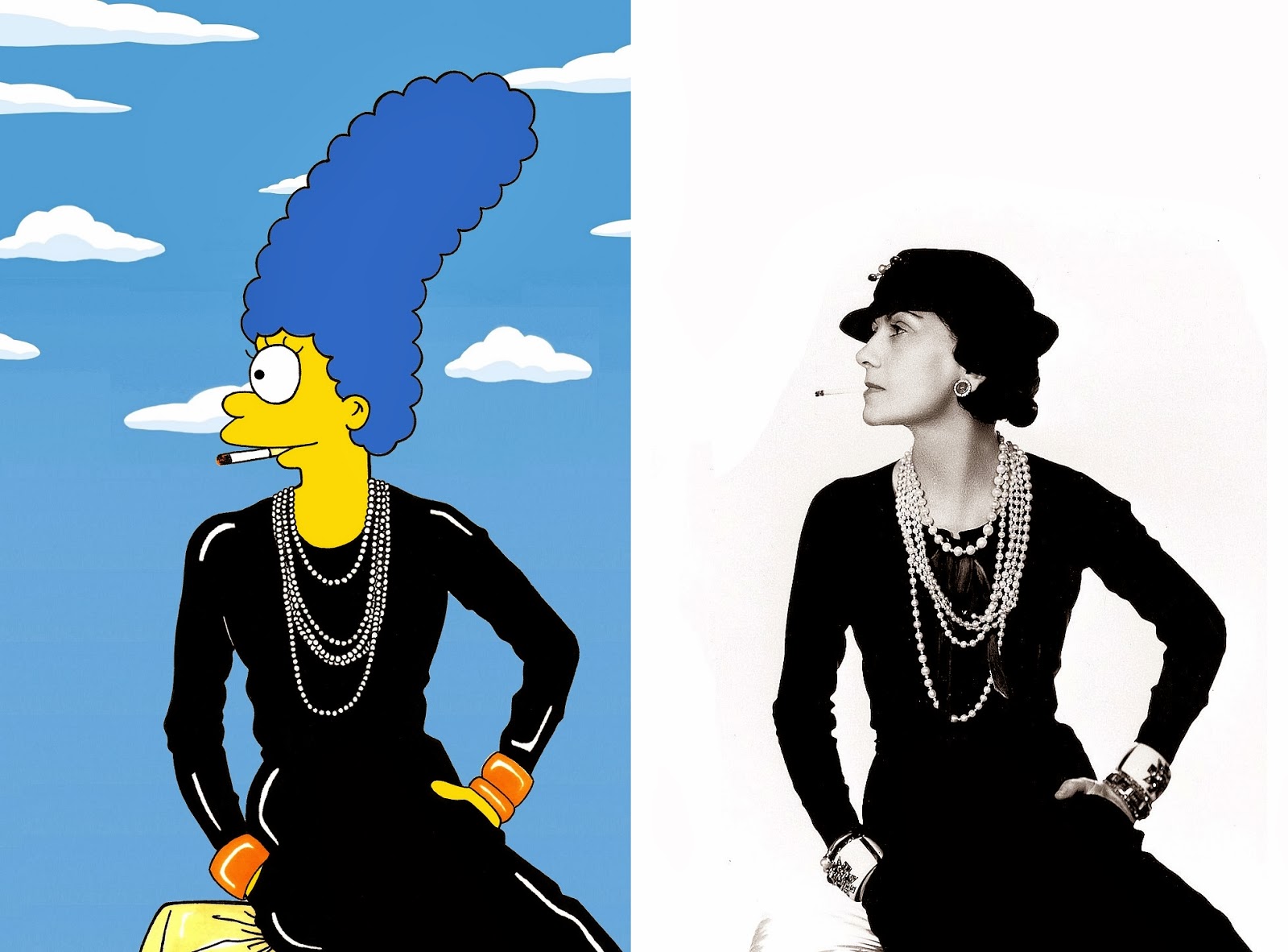 marge simpson hair real life