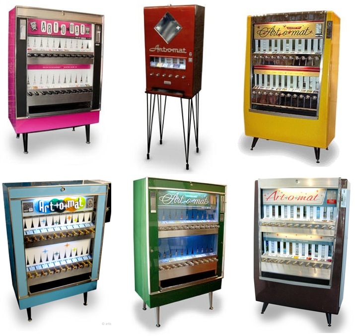 The Vintage Cigarette Machines now Coughing up Art
