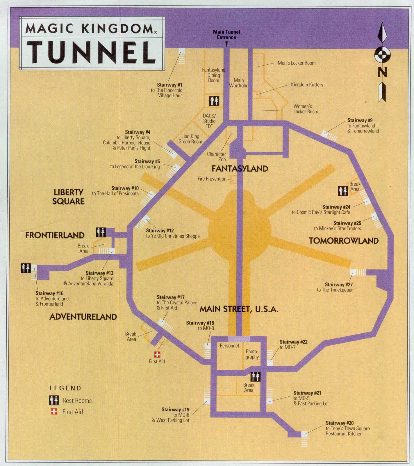 underground tunnels map