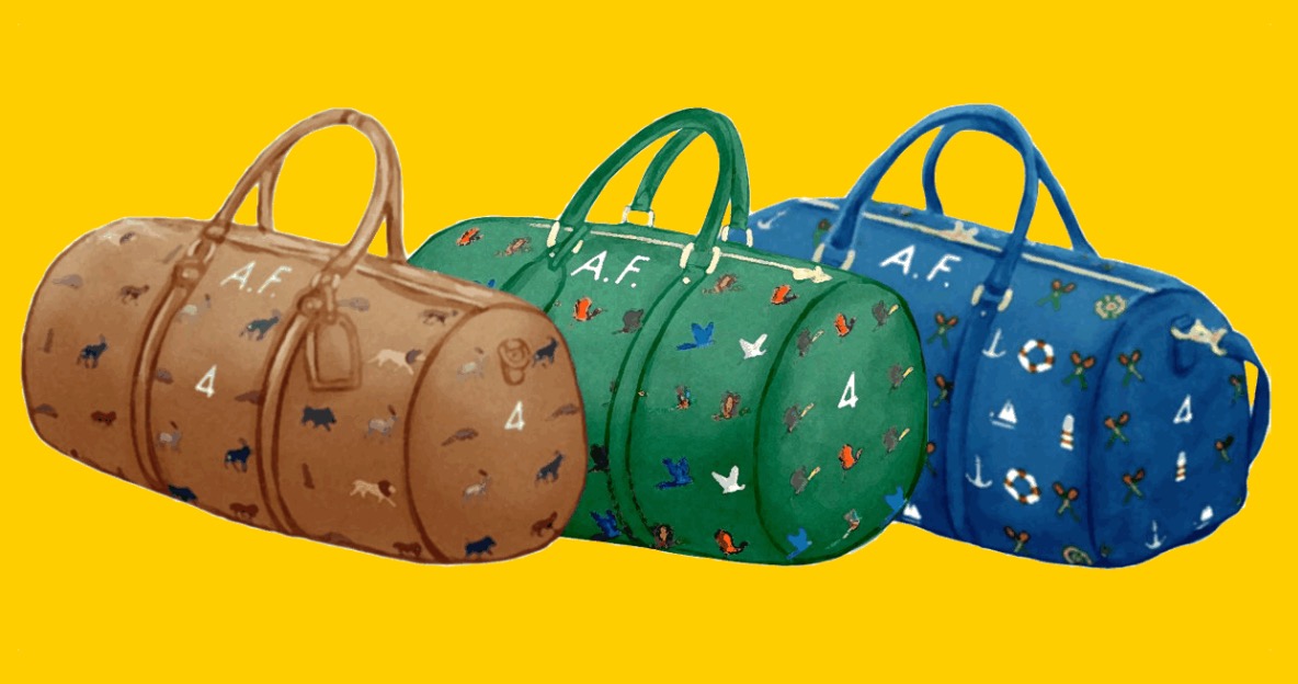 Darjeeling Limited Luggage Pattern Fan Art | Zipper Pouch