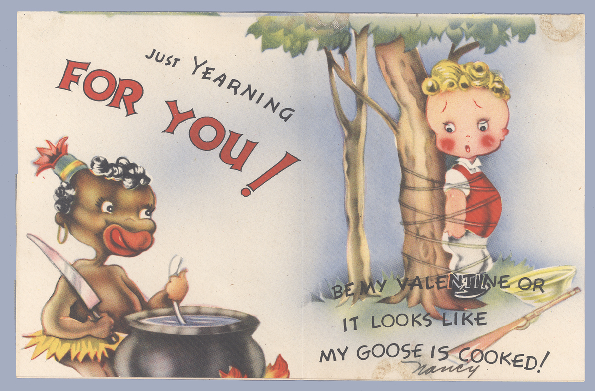  1950's VINTAGE VALENTINES DAY CARD - I'M TO CATCH YOU VALENTINE  : Office Products